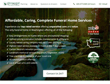 Tablet Screenshot of elementalfuneral.com